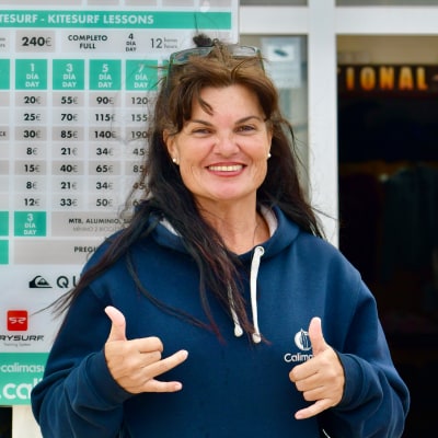 Surf instructor deborah