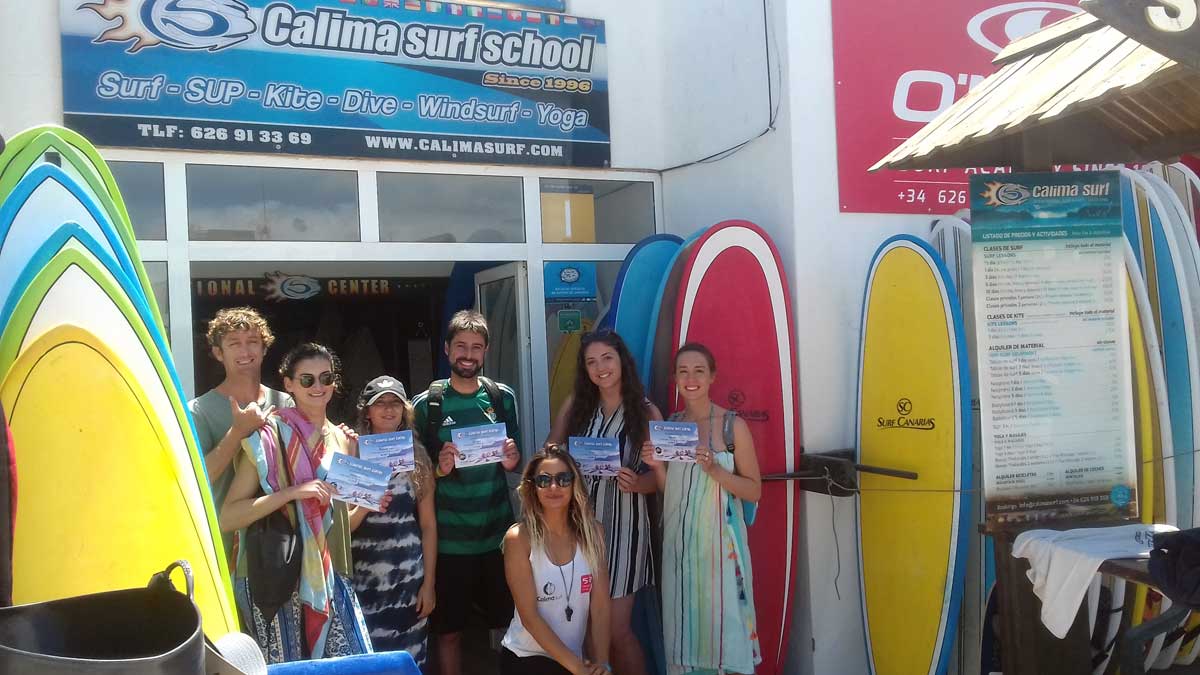 Certificado de surfing para los principiantes